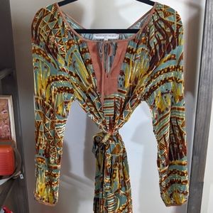 What goes around comes around velvet dress